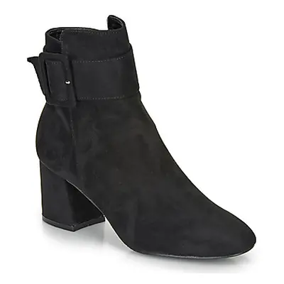 Moony Mood FAZIOLE women's Low Ankle Boots in Black