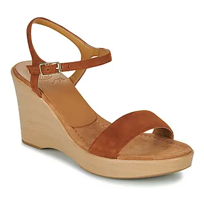 Unisa RITA women's Sandals in Brown