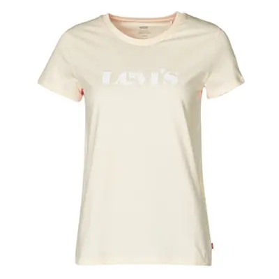 Levis THE PERFECT TEE women's T shirt in Beige