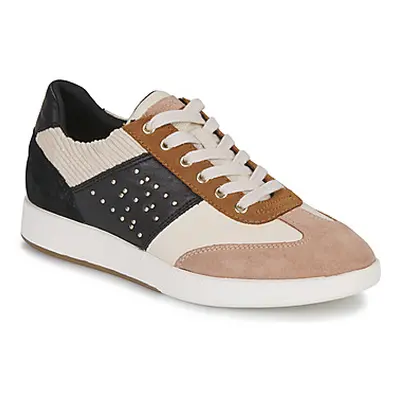 Geox D MELEDA A women's Shoes (Trainers) in Beige