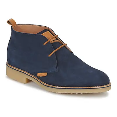 Pellet SEBASTIEN men's Mid Boots in Blue