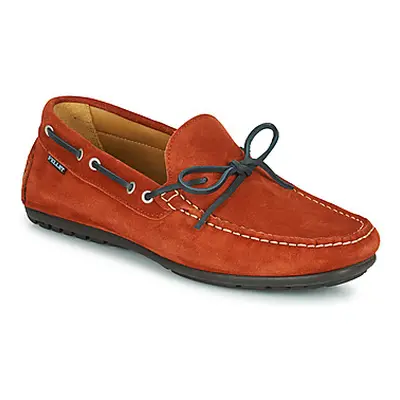 Pellet Nere men's Loafers / Casual Shoes in Red