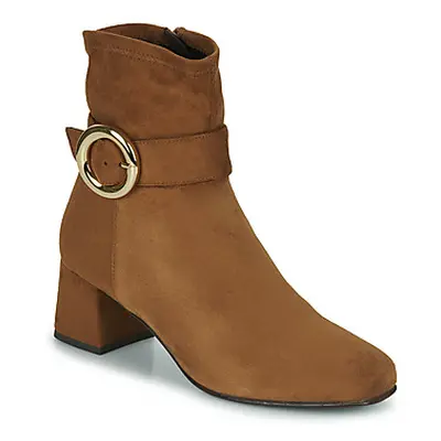 JB Martin 1ADORABLE women's Low Ankle Boots in Brown