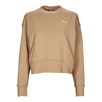 Puma HER CREW women's Sweatshirt in Beige