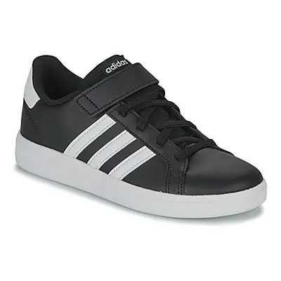 Adidas GRAND COURT 2.0 EL girls's Children's Shoes (Trainers) in Black