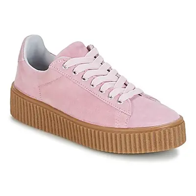 Yurban HADIL women's Shoes (Trainers) in Pink