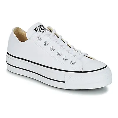 Converse Chuck Taylor All Star Lift Clean Ox Core Canvas women's Shoes (Trainers) in White