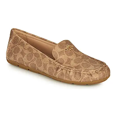 Coach MARLEY DRIVER women's Loafers / Casual Shoes in Brown