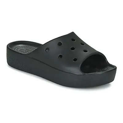 Crocs Classic Platform Slide women's Sliders in Black