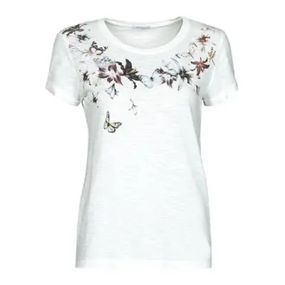 Ikks BU10155 women's T shirt in White