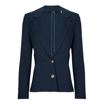 Vero Moda VMEVA LS SLIM BLAZER W. GOLD BUTTON GA women's Jacket in Marine