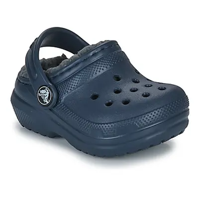 Crocs Classic Lined Clog T girls's Children's Clogs (Shoes) in Marine