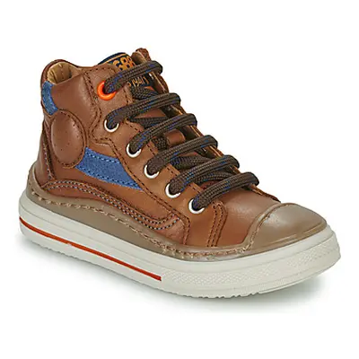 GBB LAGO boys's Children's Shoes (High-top Trainers) in Brown