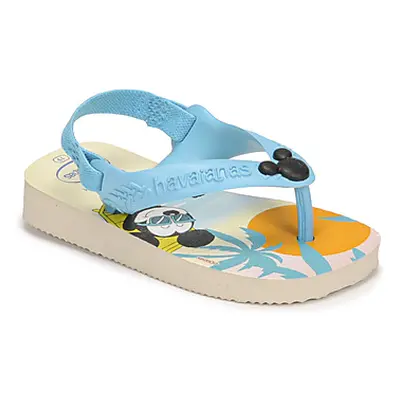 Havaianas BABY DISNEY CLASSICS II girls's Children's Flip flops / Sandals in Blue