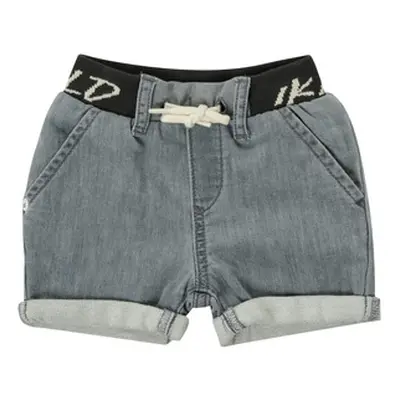 Ikks ECHODOS boys's Children's shorts in Grey