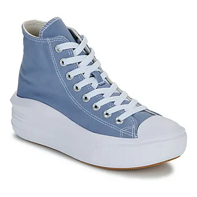 Converse CHUCK TAYLOR ALL STAR MOVE women's Shoes (High-top Trainers) in Blue