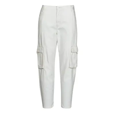 Levis LOOSE CARGO women's Trousers in White