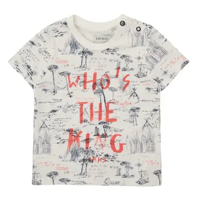 Ikks ECHANTILOI boys's Children's T shirt in Multicolour