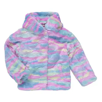 Desigual CONGO girls's Children's coat in Multicolour