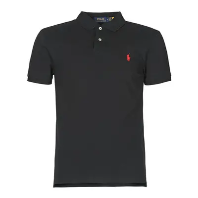 Polo Ralph Lauren POLO AJUSTE SLIM FIT EN COTON BASIC MESH men's Polo shirt in Black