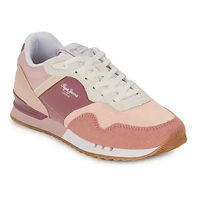 Pepe jeans LONDON URBAN women's Shoes (Trainers) in Pink