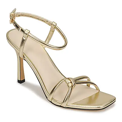 Only ONLALYX-16 PUHEELED SANDAL FOIL women's Sandals in Gold