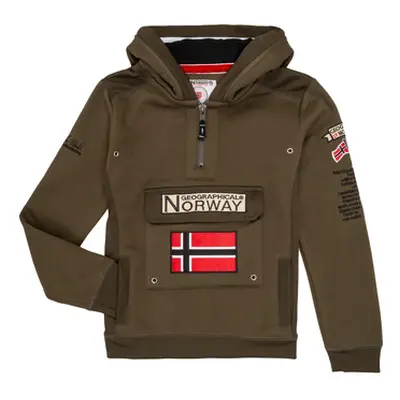 Geographical Norway GYMCLASS boys's Children's sweatshirt in Kaki