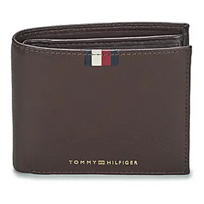 Tommy Hilfiger TH CORP LEATHER CC AND COIN men's Purse wallet in Brown