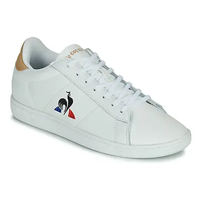 Le Coq Sportif COURTSET men's Shoes (Trainers) in White