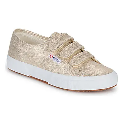 Superga 2750 LAME STRAP women's Shoes (Trainers) in Gold