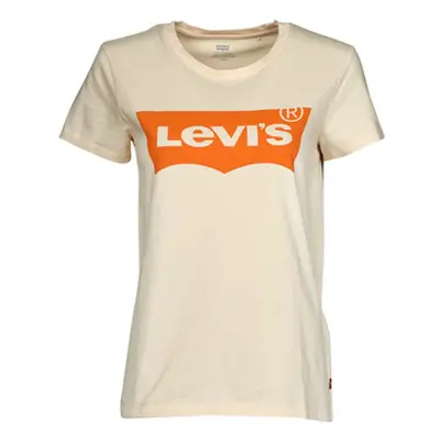 Levis WT-GRAPHIC TEES women's T shirt in Beige