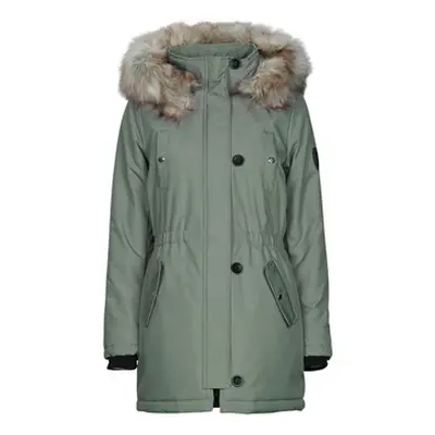 Only ONLIRIS FUR WINTER PARKA CC OTW women's Parka in Kaki