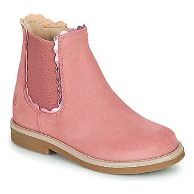 Citrouille et Compagnie PRAIRIE girls's Children's Mid Boots in Pink