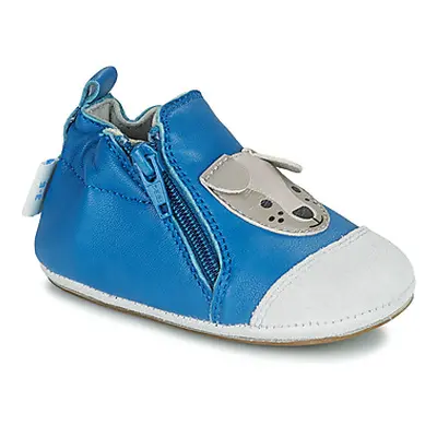 Robeez CHOU DOG boys's Baby Slippers in Blue