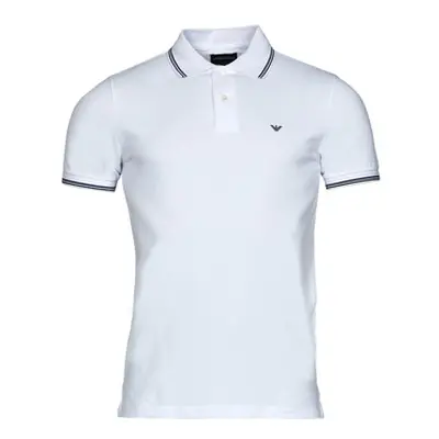 Emporio Armani 8N1FB4 men's Polo shirt in White