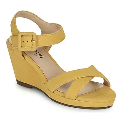 JB Martin QUERIDA women's Sandals in Yellow