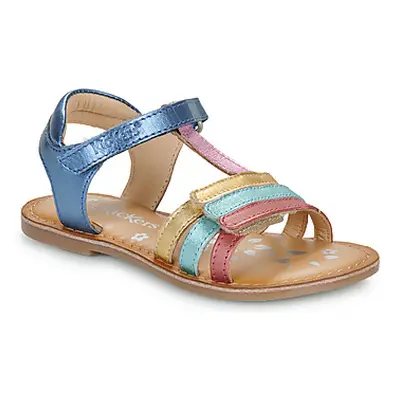 Kickers DIAMANTO girls's Children's Sandals in Blue