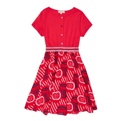 Catimini MANOA girls's Children's dress in Red