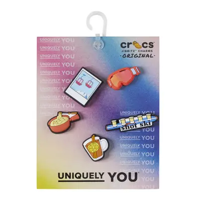 Crocs JIBBITZ APRES FOOD AND DRINK 5 PACK women's Aftercare kit in Multicolour