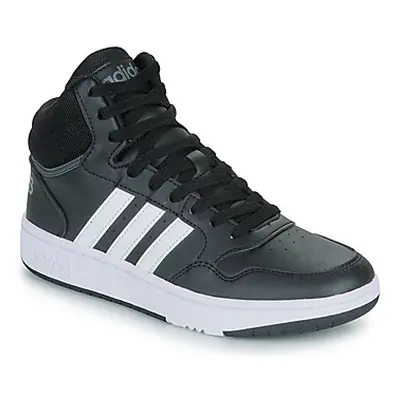 Adidas HOOPS MID 3.0 K boys's Children's Shoes (High-top Trainers) in Black