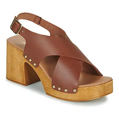 JB Martin AIMEE women's Clogs (Shoes) in Brown