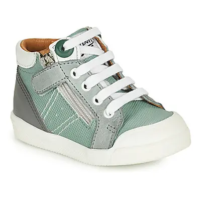 GBB ANATOLE boys's Children's Shoes (High-top Trainers) in Green