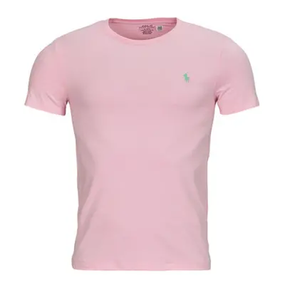 Polo Ralph Lauren T-SHIRT AJUSTE EN COTON men's T shirt in Pink