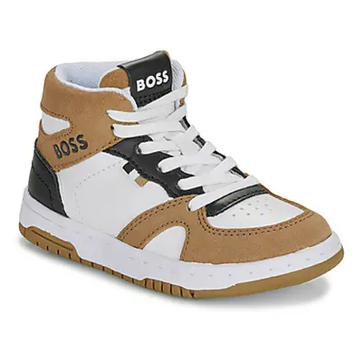 BOSS J29367 boys's Children's Shoes (High-top Trainers) in Multicolour