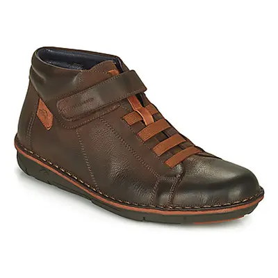 Fluchos ALFA men's Shoes (High-top Trainers) in Brown