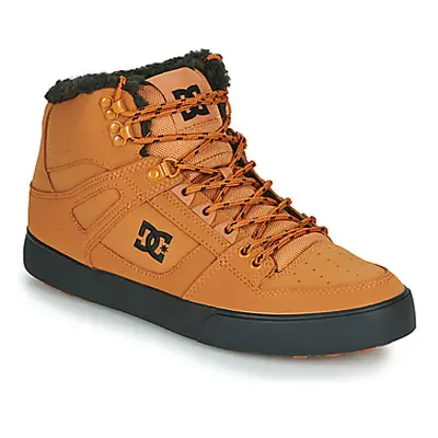 DC Shoes PURE HT WC WNT men's Shoes (High-top Trainers) in Brown