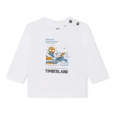 Timberland T60005-10P-C boys's Children's T shirt in White