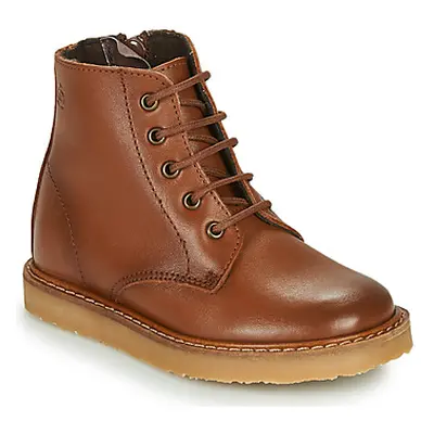 Citrouille et Compagnie HATINE girls's Children's Mid Boots in Brown