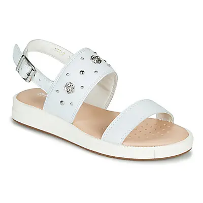 Geox J SANDAL REBECCA GIR girls's Children's Sandals in White