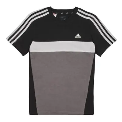 Adidas 3S TIB T boys's Children's T shirt in Black